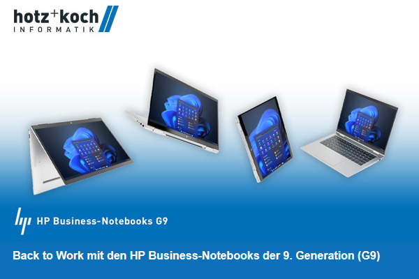 Back to Work mit den neuen HP Business-Notebooks G9