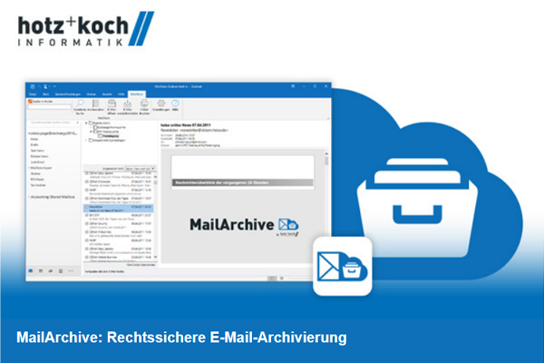 Rechtssichere E-Mail-Archivierung mit MailArchive